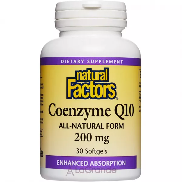 Natural Factors Coenzyme Q10 200 mg ����������� ������� 