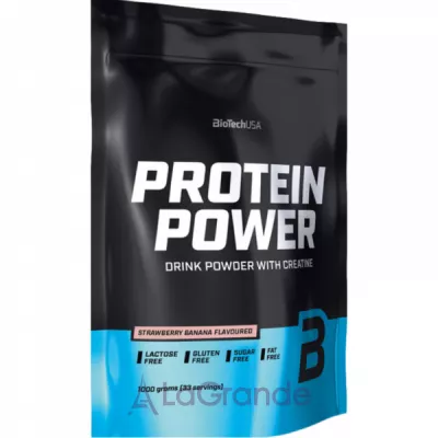 BioTech USA Protein Power Strawberry Banana   