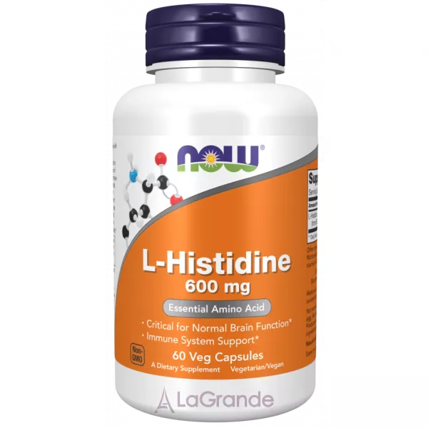 Now Foods L-Histidine 600 mg ����������� ������� 