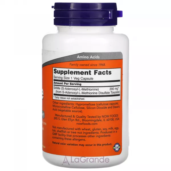 Now Foods SAMe 200 mg ĳ������ ������� ��� �������� ������� ������� 