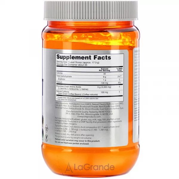 Now Foods Sports BCAA Blast Powder Raspberry ����������� ������� � ������� 
