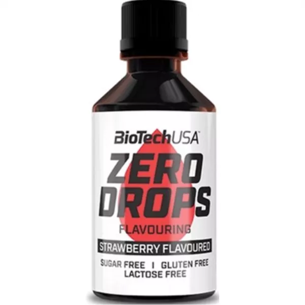 BioTech USA Zero Drops Strawberry Flavoured ���������������� ����� 