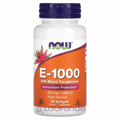 Now Foods -1000 with Mixed Tocopherols 670 mg (1000 IU) ĳ  