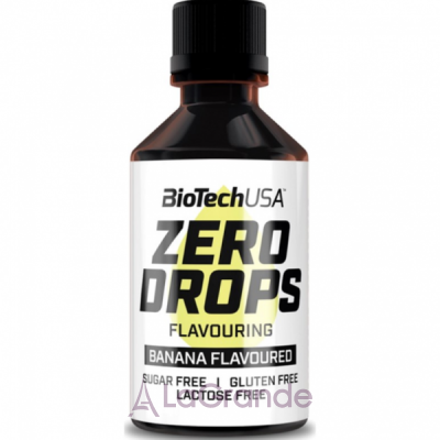 BioTech USA Zero Drops Banana Flavoured   