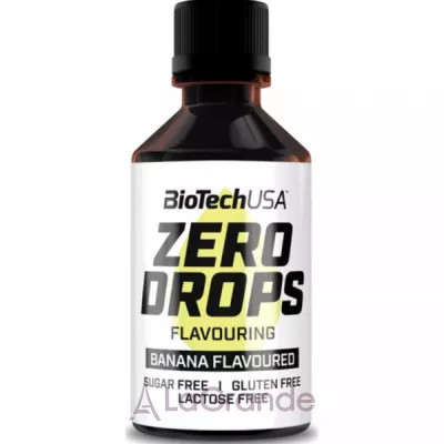 BioTech USA Zero Drops Banana Flavoured   