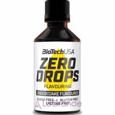 BioTech USA Zero Drops Cheesecake Flavoured   