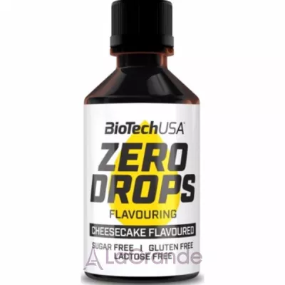 BioTech USA Zero Drops Cheesecake Flavoured   