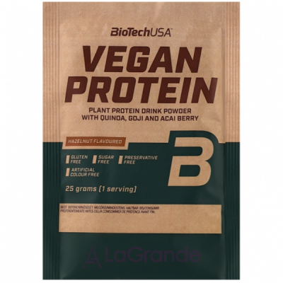 BioTech USA Vegan Protein Hazelnut   