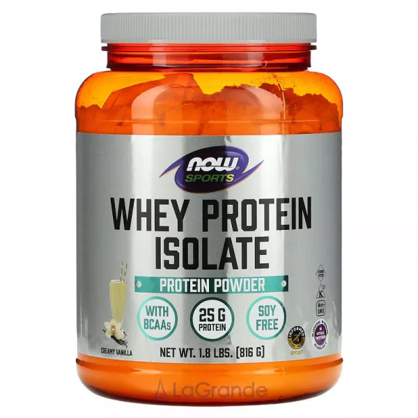 Now Foods Sports Whey Protein Isolate Creamy Vanilla ������ ������������� �������� �� ������ �������� ������