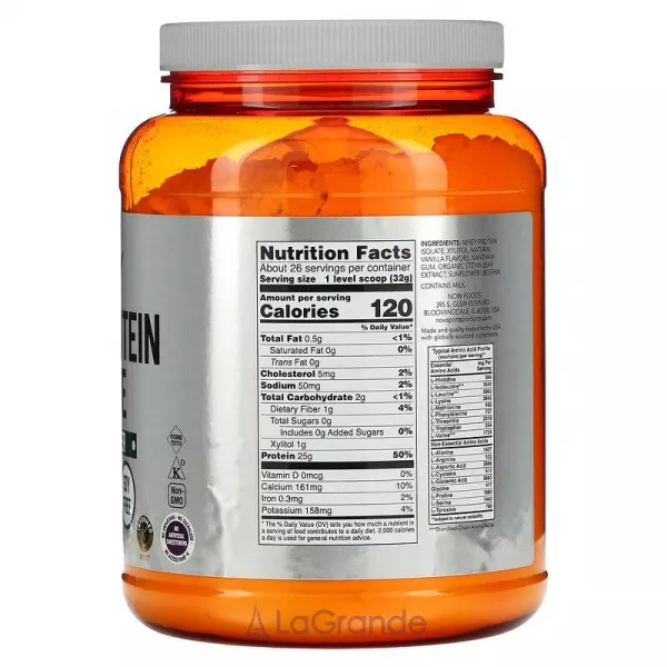 Now Foods Sports Whey Protein Isolate Creamy Vanilla ������ ������������� �������� �� ������ �������� ������