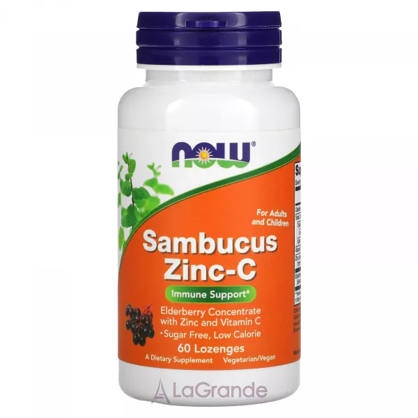 Now Foods Sambucus Zinc-C ĳ������ ������� ��� �������� ��������� 