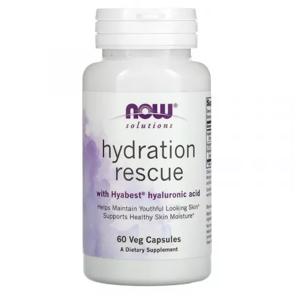 Now Foods Solutions Hydration Rescue with Hyabest Hyaluronic Acid ����������� ������� � ������������ �������� 