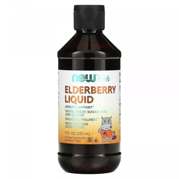Now Foods Elderberry Liquid for Kids ����� ������ ��� ����