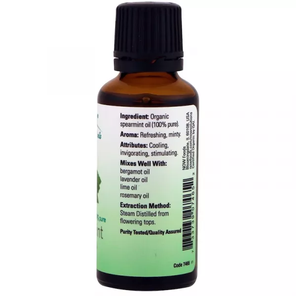 Now Foods Organic Essential Oils Spearmint ������������ ������� ����� ���� ��������
