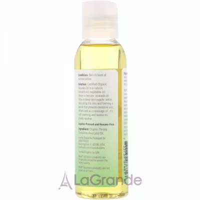 Now Foods Solutions Organic Avocado Oil   