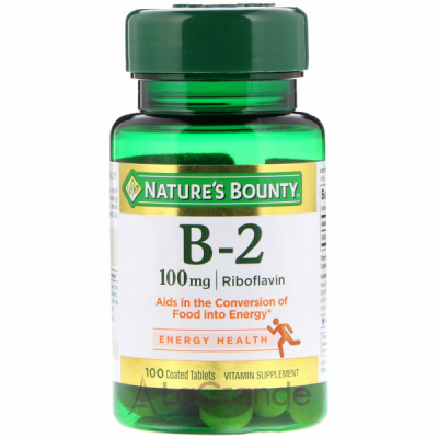 Nature's Bounty B-2 Riboflavin 100 mg ĳ  