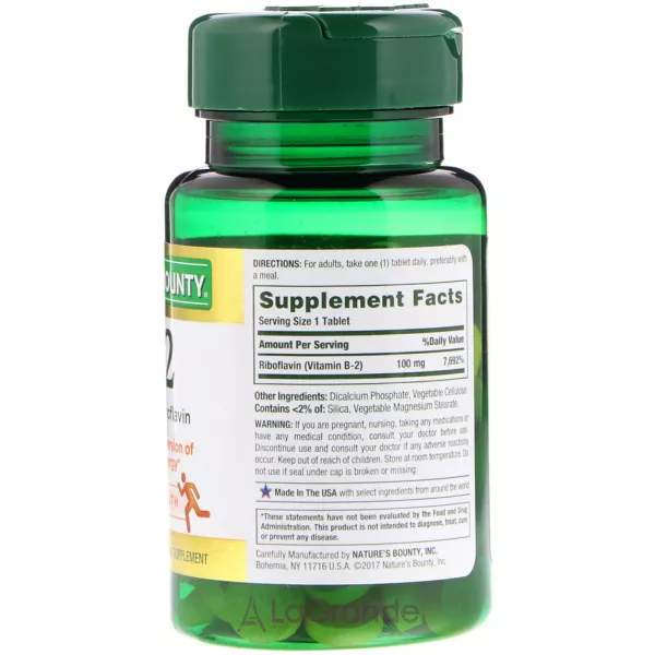 Nature's Bounty B-2 Riboflavin 100 mg ����������� ������� 
