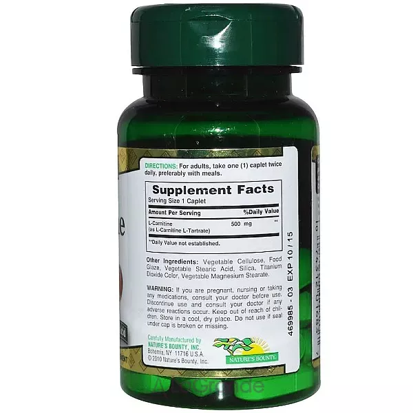 Nature's Bounty L-Carnitine 500 mg ����������� ������� 