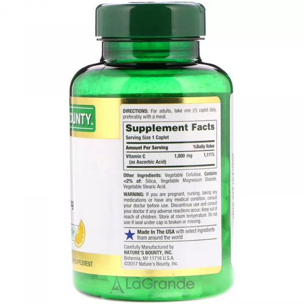 Nature's Bounty Vitamin C 1000 mg ����������� ������� 