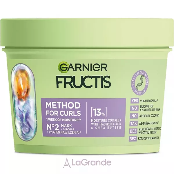 Garnier Fructis Curls Method Mask ������������� ����� ��� ���������� �� ���������� �������