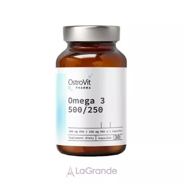 OstroVit Pharma Omega 3 500/250 ����������� �������  �����-3 � ��������