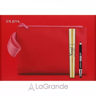 Pupa Vamp! Forever Lashes & Multiply  (mascara/9ml + eye/pencil/0.8g + bag)