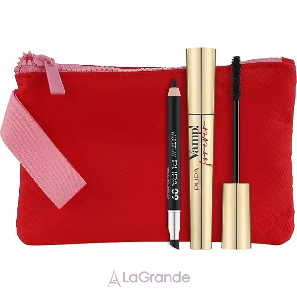 Pupa Vamp! Forever Lashes & Multiply ����� (mascara/9ml + eye/pencil/0.8g + bag)