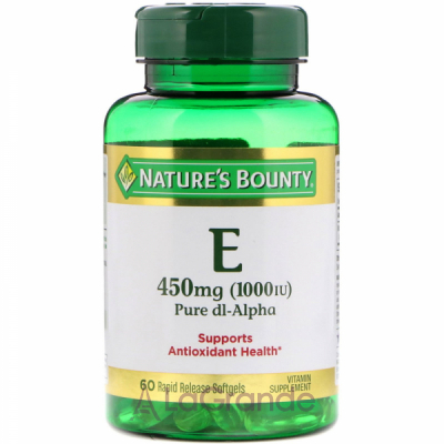Nature's Bounty Vitamin E 450 mg (1000 IU) ĳ  