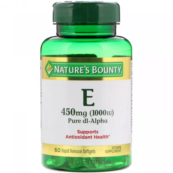 Nature's Bounty Vitamin E 450 mg (1000 IU) ����������� ������� 