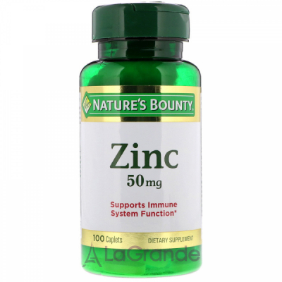 Nature's Bounty Zinc 50 mg ĳ      