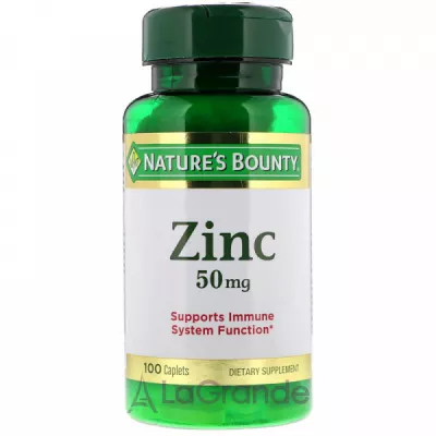 Nature's Bounty Zinc 50 mg ĳ      