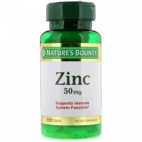 Nature's Bounty Zinc 50 mg ĳ������ ������� ��� �������� ������ ������� "����", 50 ��