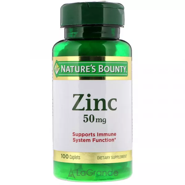 Nature's Bounty Zinc 50 mg ����������� ������� ��� ��������� �������� ������� 