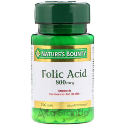 Nature's Bounty Folic Acid 800 mg ĳ  