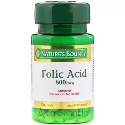 Nature's Bounty Folic Acid 800 mg ĳ  