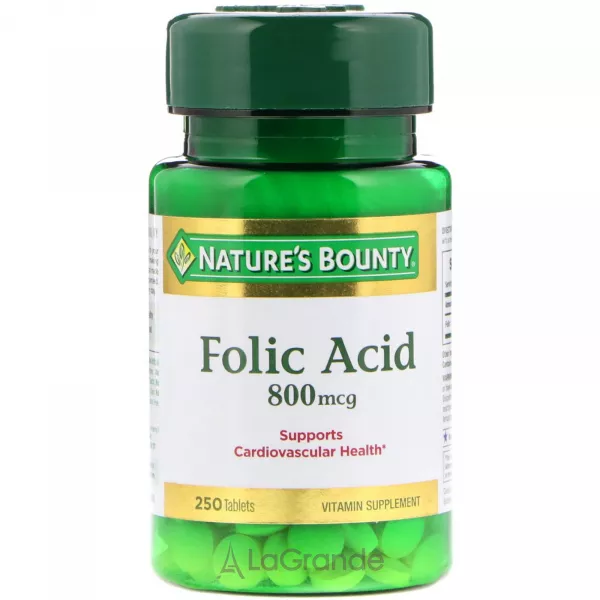 Nature's Bounty Folic Acid 800 m�g ����������� ������� 
