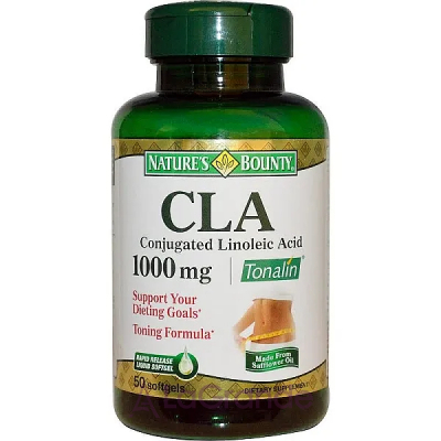 Nature's Bounty CLA Conjugated Linoleic Acid 1000 mg ĳ  