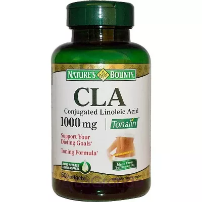 Nature's Bounty CLA Conjugated Linoleic Acid 1000 mg ĳ  