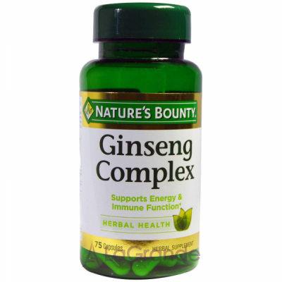 Nature's Bounty Ginseng Complex   
