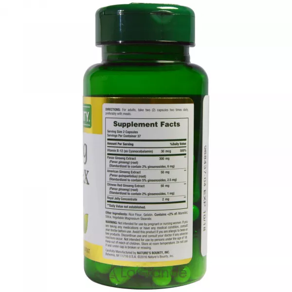 Nature's Bounty Ginseng Complex �������� � ���������