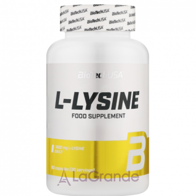 BioTech USA L-Lysine 1680 mg  L- 1680 