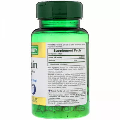 Nature's Bounty Melatonin 5 mg ĳ     