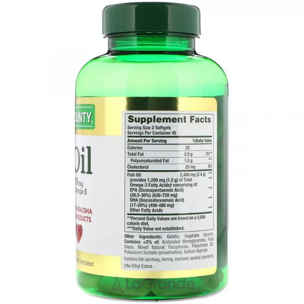 Nature's Bounty Fish Oil 2400 mg ����������� ������� 