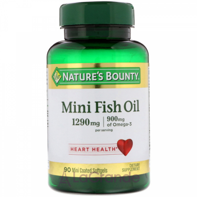 Nature's Bounty Mini Fish Oil 1290 mg - 