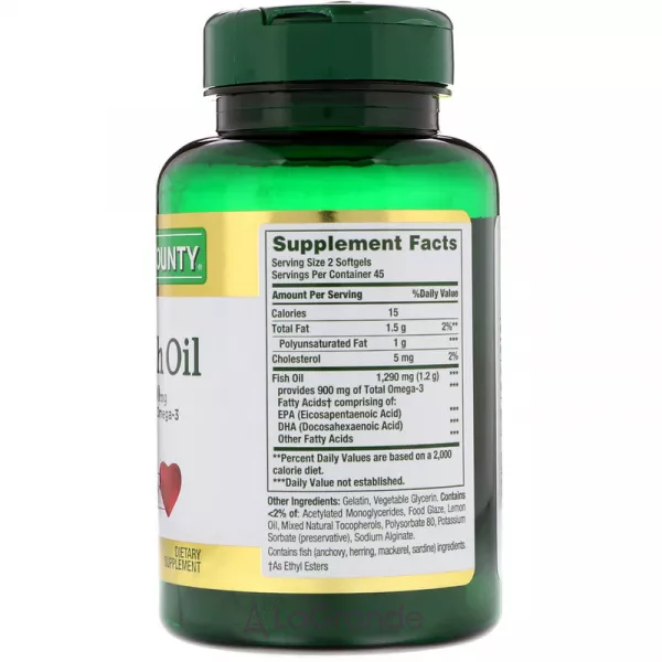 Nature's Bounty Mini Fish Oil 1290 mg ����-������� 