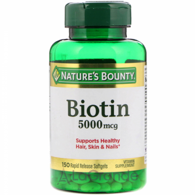 Nature's Bounty Biotin 5000 mcg ĳ   ' ,    