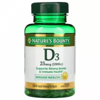 Nature's Bounty D3 25 mcg (1000 IU) ����������� ������� ��� ��������� ���������� "������� D3", 25 ��� (1000 ��)