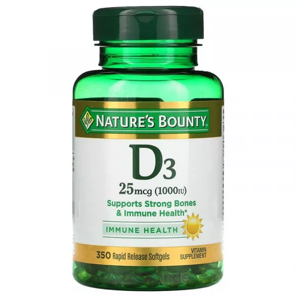 Nature's Bounty D3 25 mcg (1000 IU) ����������� ������� ��� ��������� ���������� 