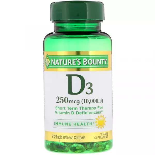 Nature's Bounty D3 250 mcg (10000 IU) ����������� ������� ��� ��������� ���������� 