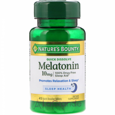 Nature's Bounty Quick Dissolve Melatonin 10 mg      